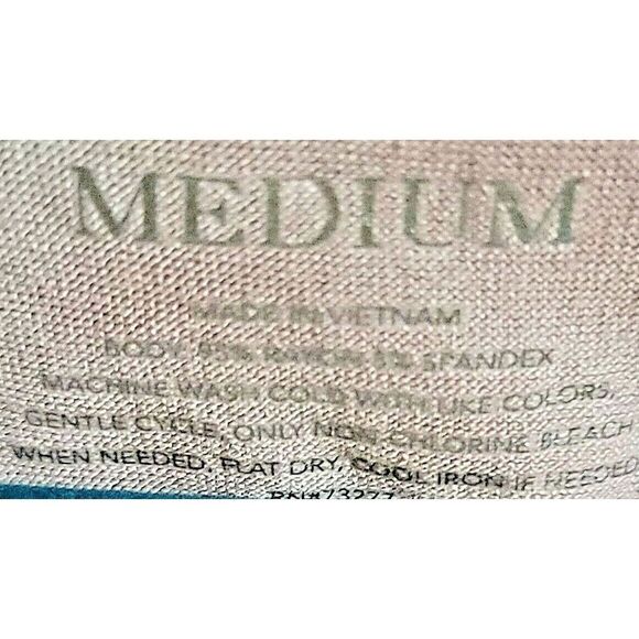 Juicy Couture Medium M Short Sleeve Tie Dye Handkerchief Top Shirt Rough Hemline - Picture 6 of 7